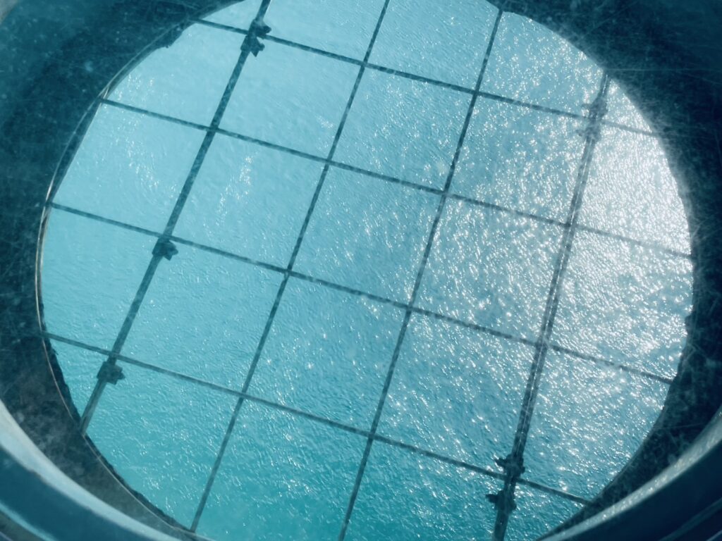 新西海橋 ガラス床 真下 渦潮 針尾瀬戸