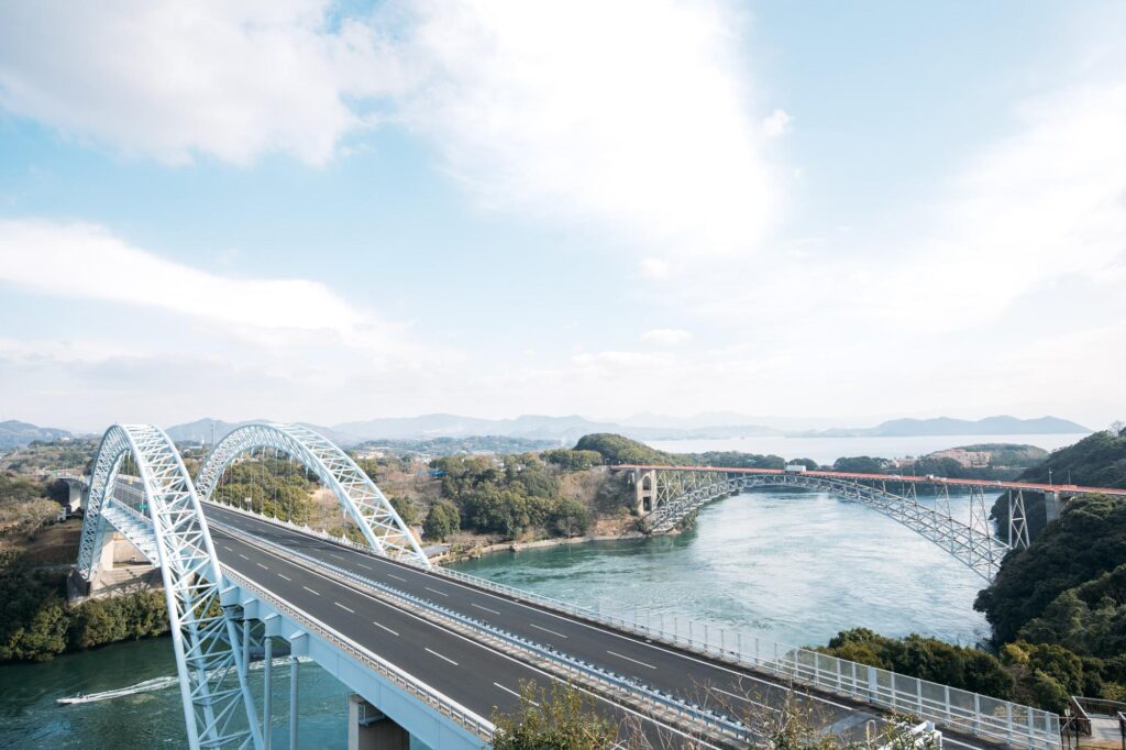 旧西海橋 新西海橋 並走 重要文化財 長崎