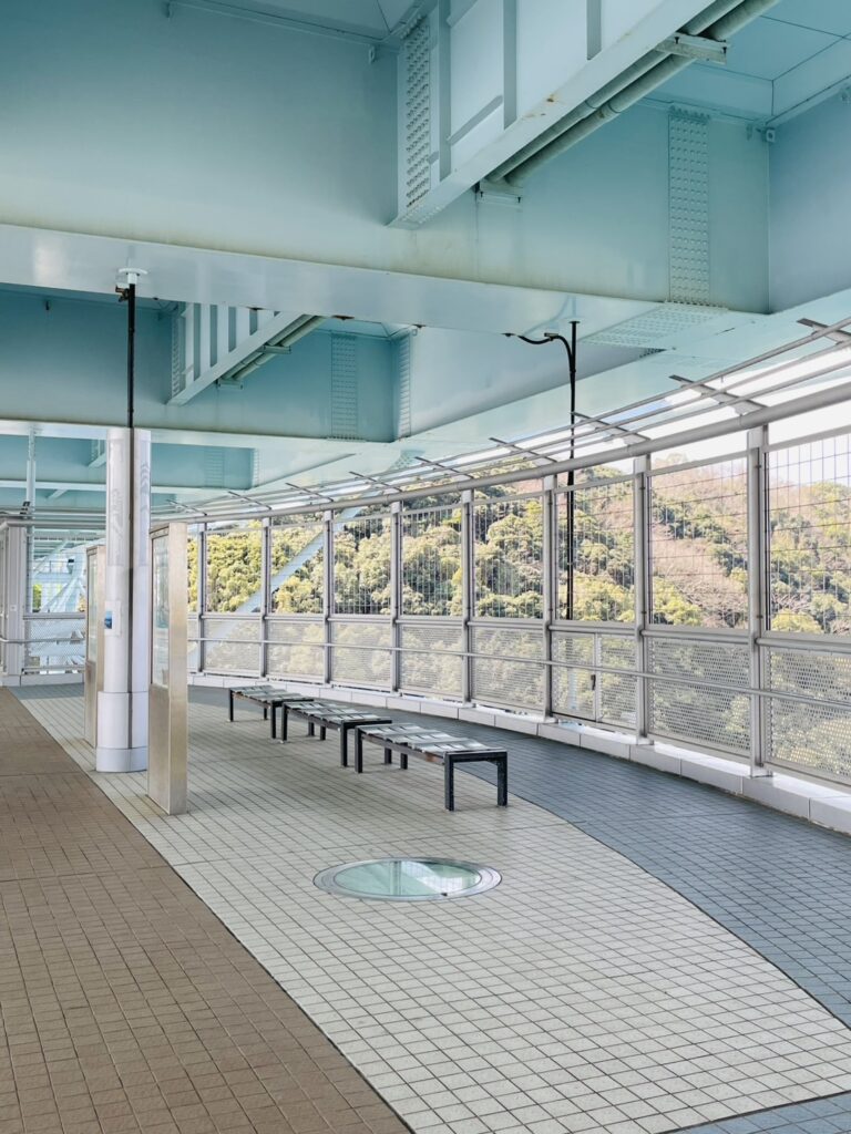 新西海橋 ガラス床 遊歩道 円形